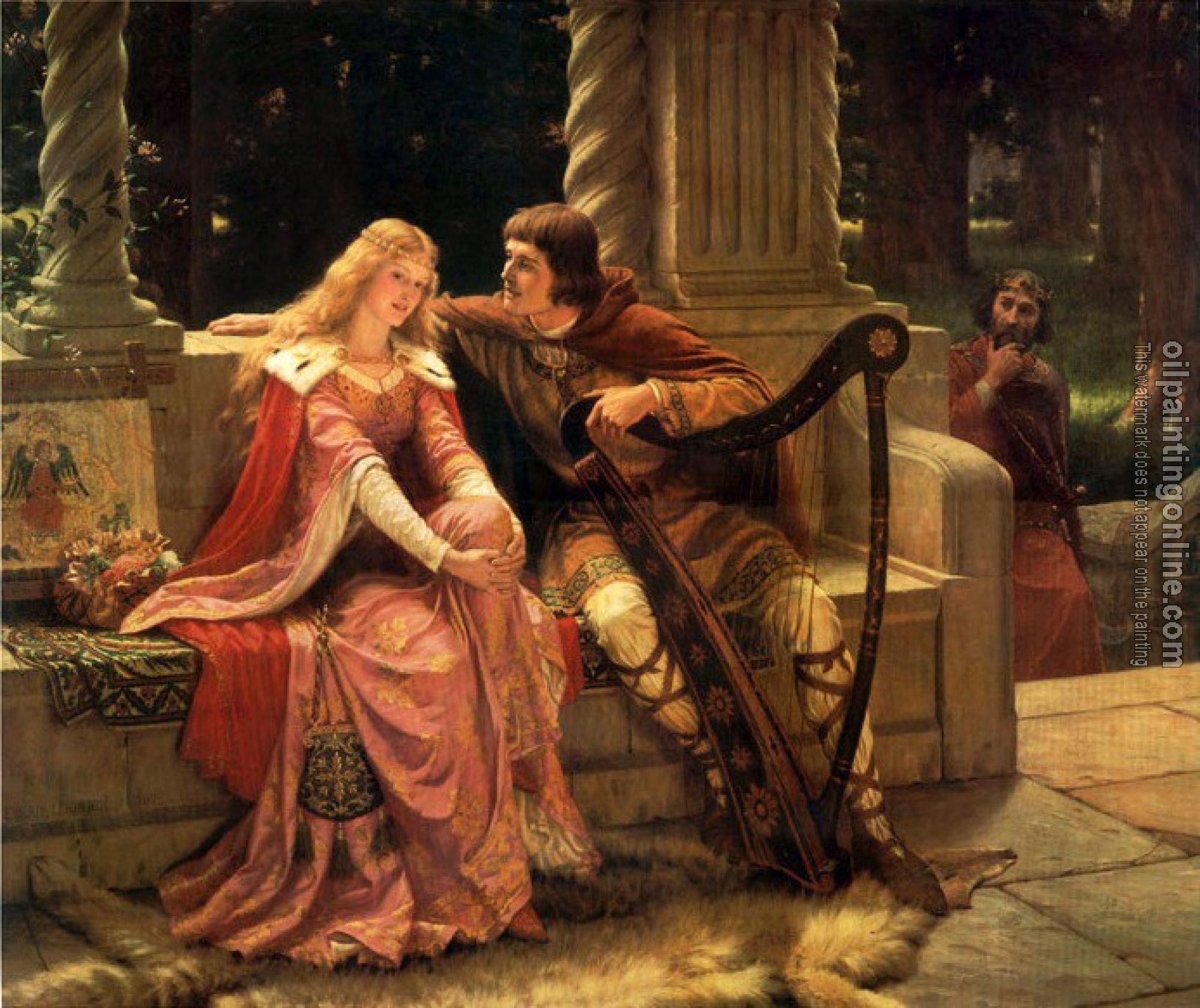 Edmund Blair Leighton - Tristan and Isolde